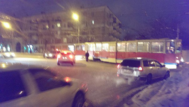 Встречные трамваи столкнулись в Новосибирске